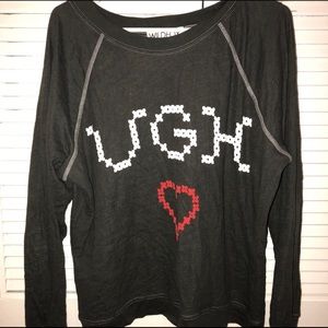 Wildfox “UGH” long sleeve
